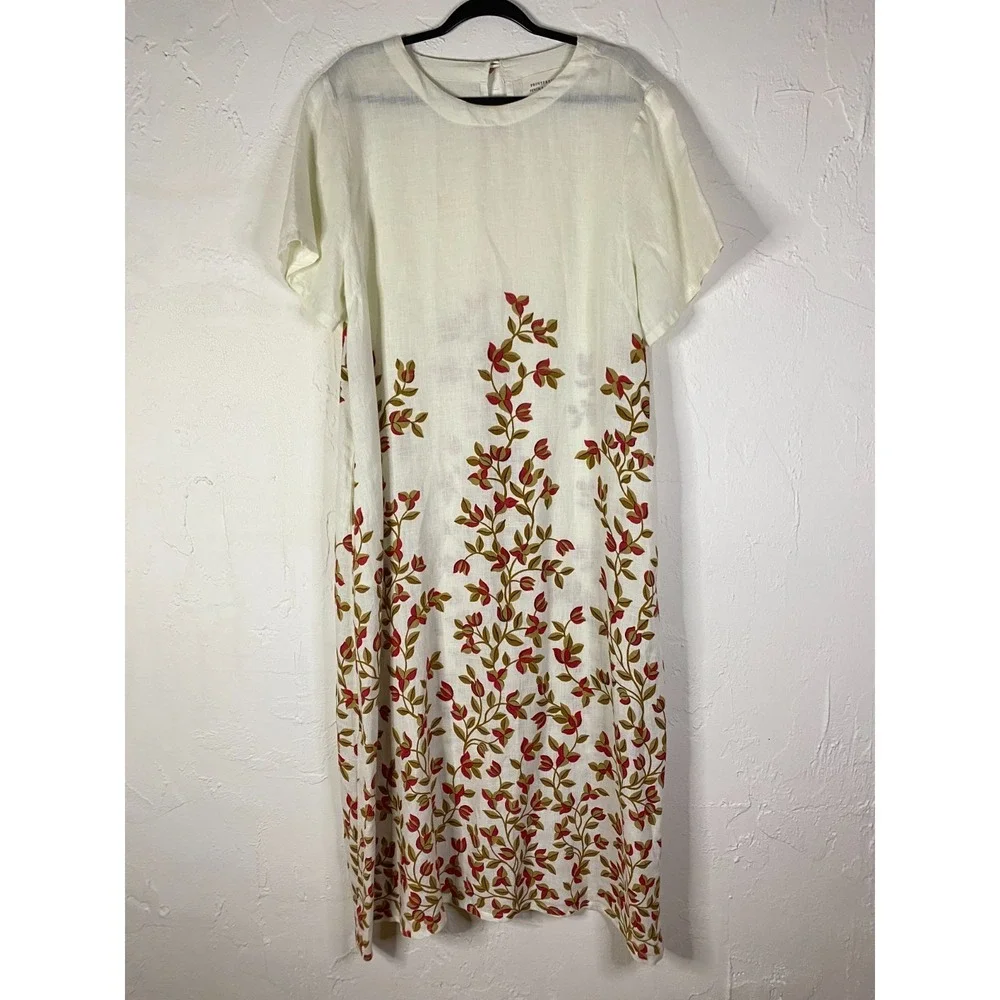 Printfresh Pencil + Paper Co Linen Dress size XL Floral - Picture 2 of 11